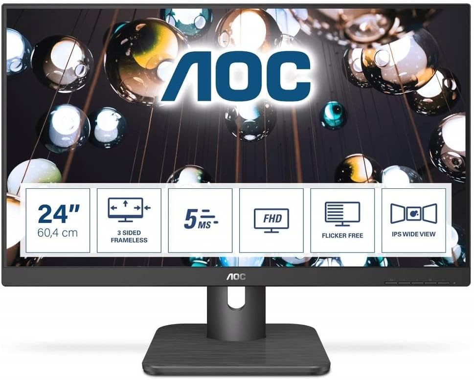 Monitor 23,8" (60,47cm) AOC 24E1Q schwarz