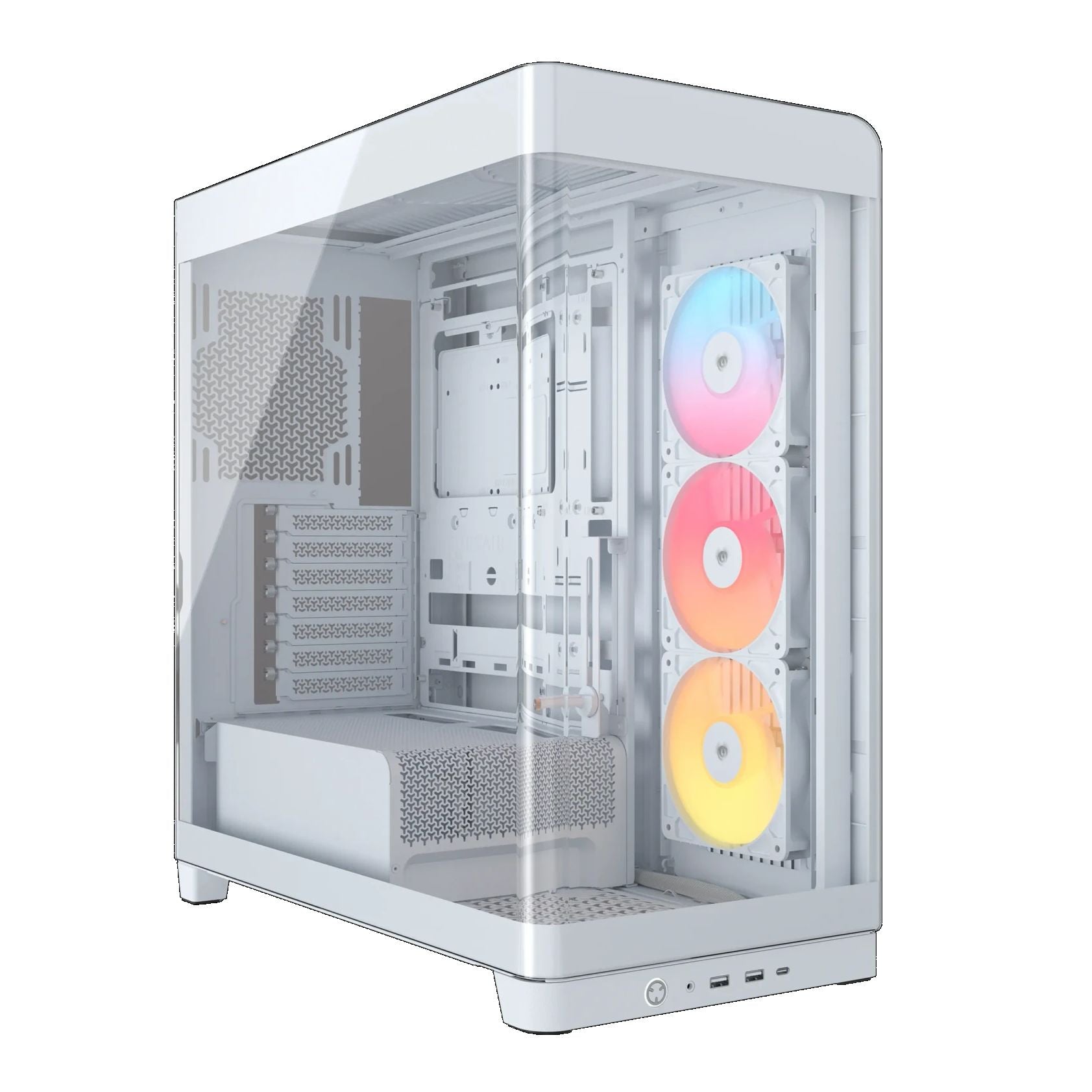 Corsair FRAME 4500X RS-R ARGB, weiß, Glasfenster