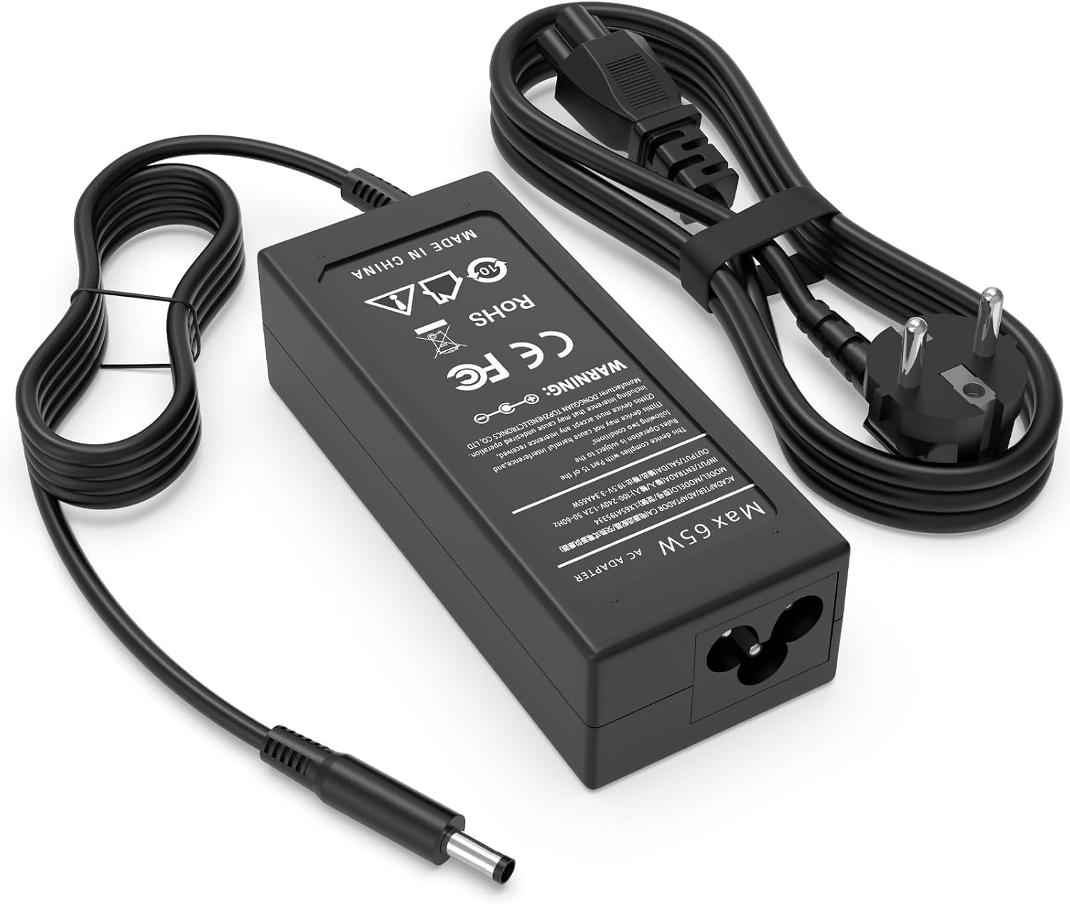 Netzteil f. Dell-Laptops 65W (Hohlstecker 4,5 x 3,0mm, 19V, 3,34A)