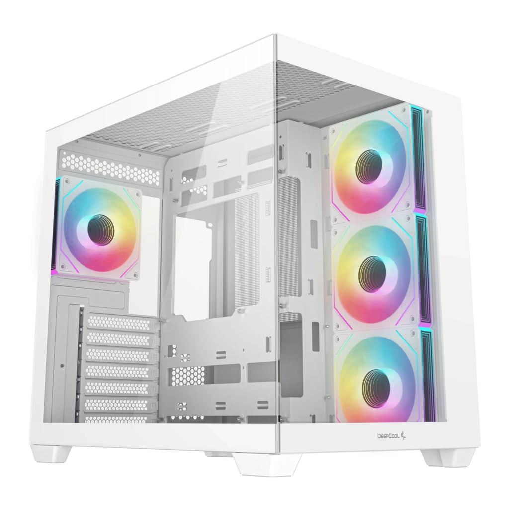 DeepCool CG530 4F WH, weiß, Glasfenster
