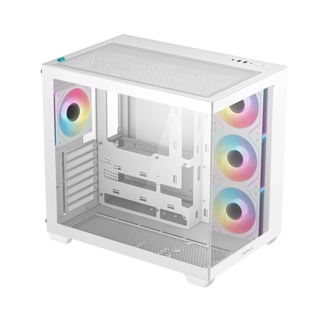 DeepCool CG530 4F WH, weiß, Glasfenster