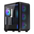 Endorfy Arx 500 Black ARGB, Glasfenster