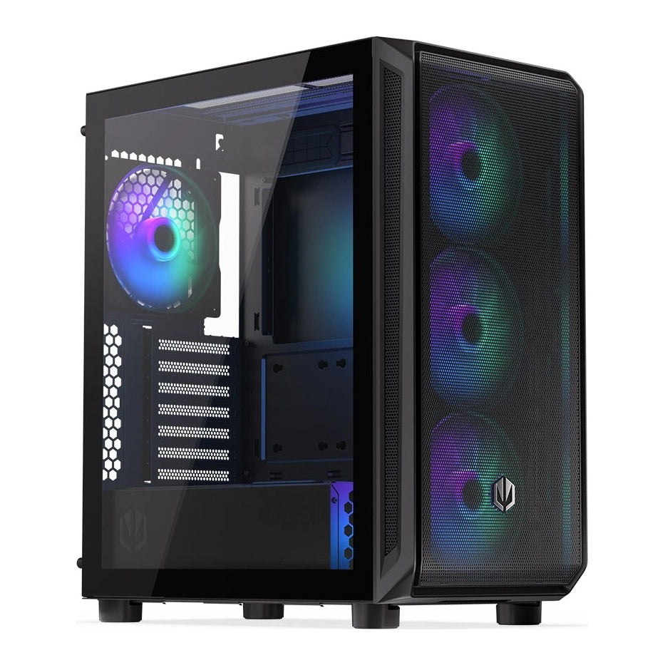 Endorfy Arx 500 Black ARGB, Glasfenster