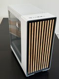 Fractal Design North Chalk White TG Clear, Glasfenster