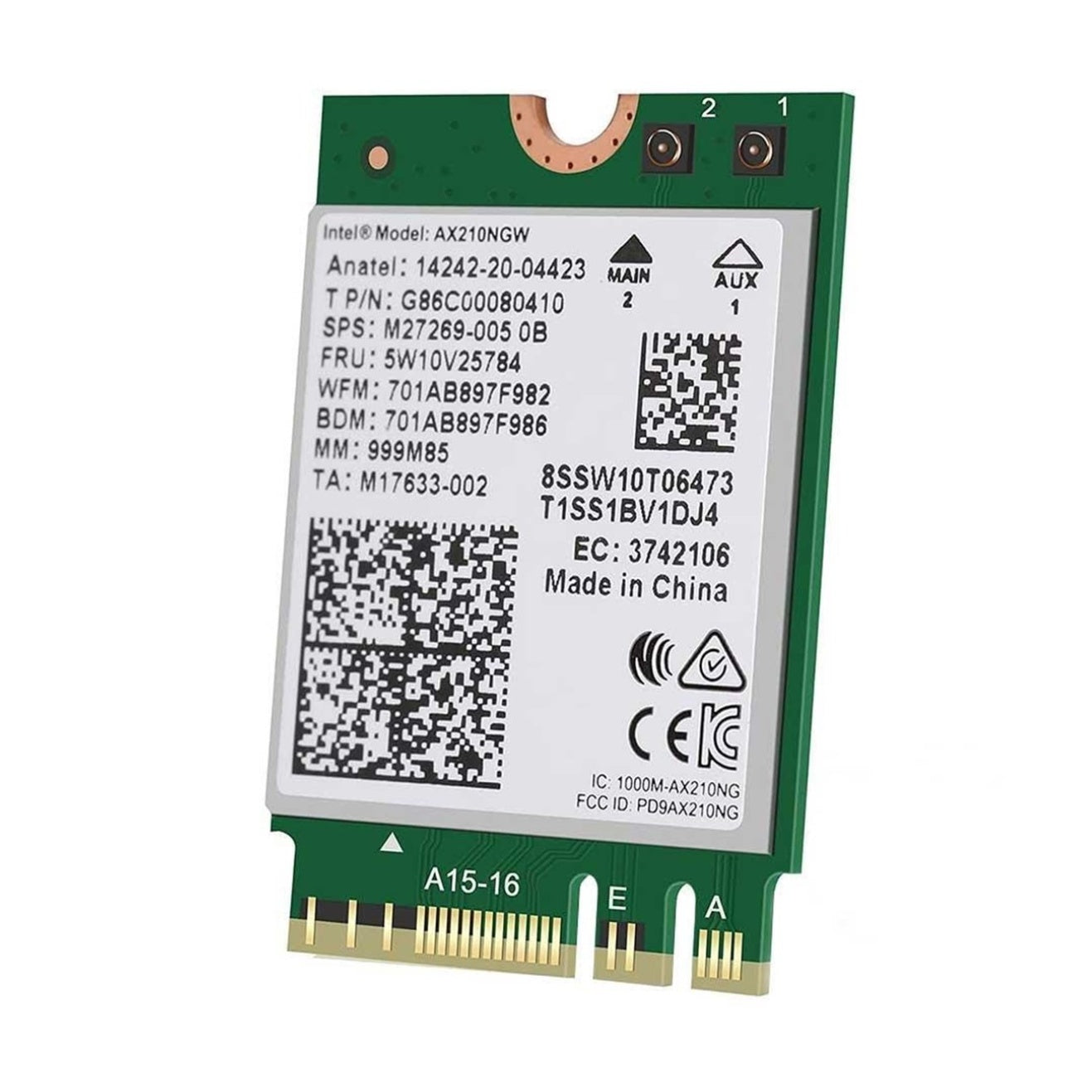 Intel AX210 Wifi 6E M.2 PCIe