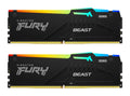 32GB DDR5-6000 CL30 Kingston FURY Beast RGB schwarz