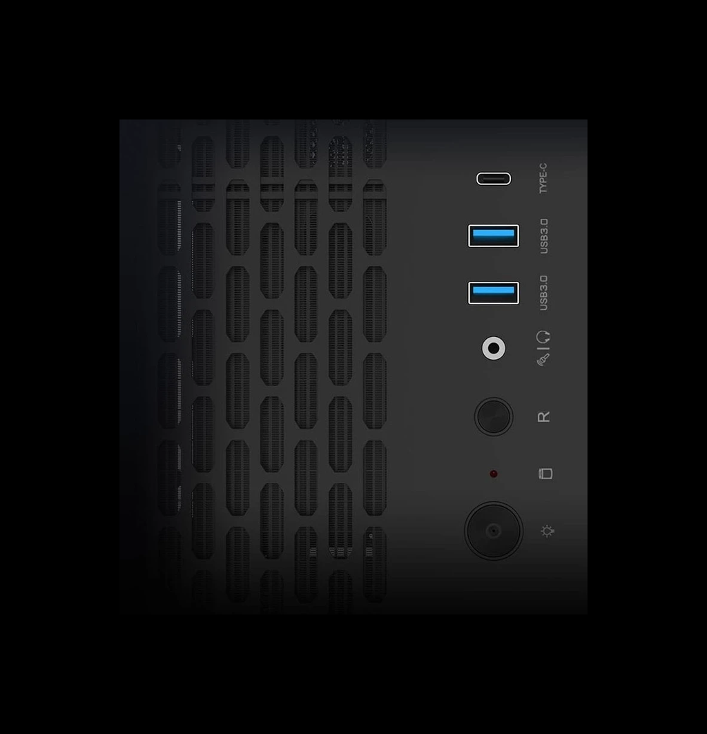 Thermaltake AX500, schwarz, Glasfenster